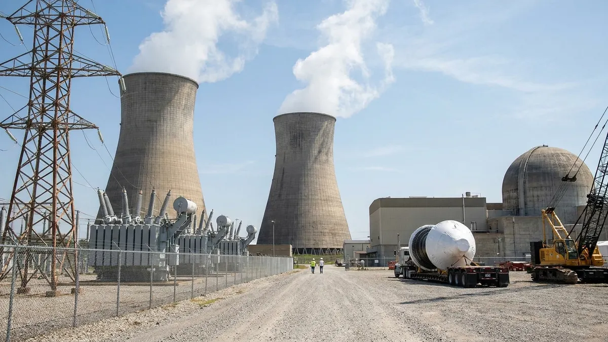 Editorial image: Nuclear plant uprate turbine work - Conditional $5B DOE Loan Targets Eight Constellation Nuclear Plants