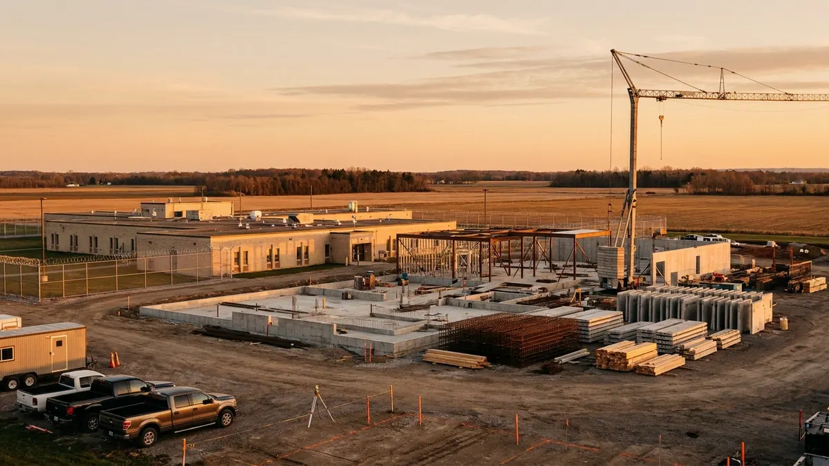 Editorial image: Detention centre expansion site panorama - EBC Wins $178M Quinte Detention Centre Expansion in Napanee