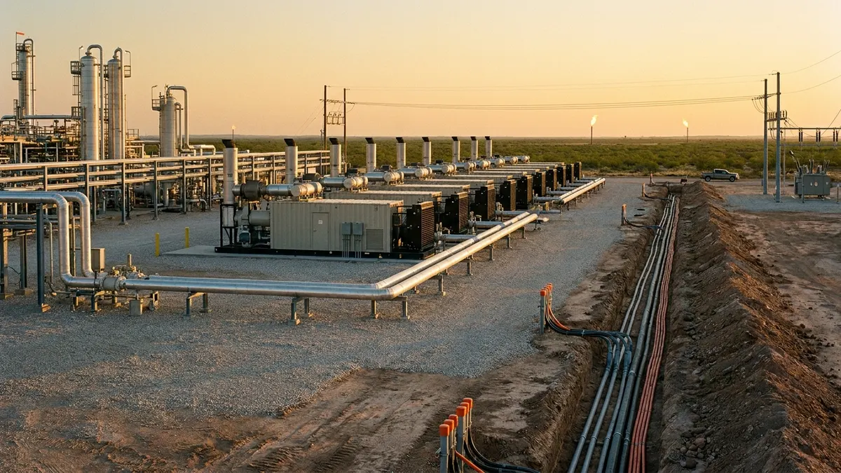 Editorial image: Behind-the-meter power at gas plant - ProPetro's PROPWR Lands 230 MW Targa Permian Power Deal