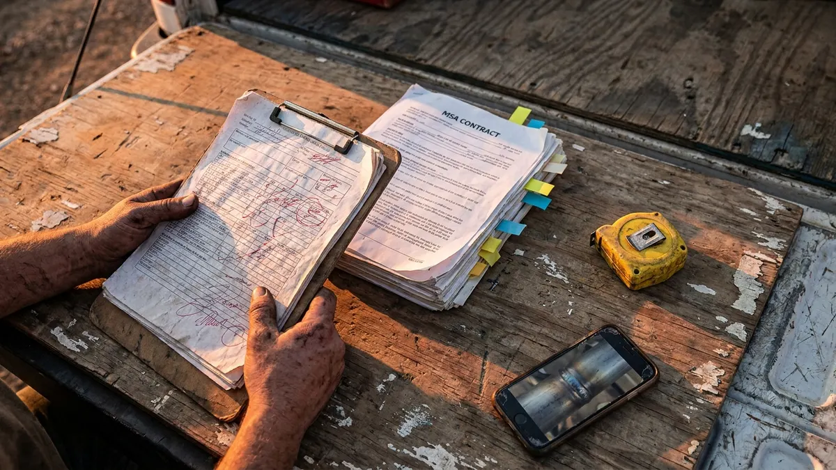 Editorial image: Punch list and warranty dispute - Post-Completion Warranty and Punch Work: Protecting Your Margins After the Job Ends